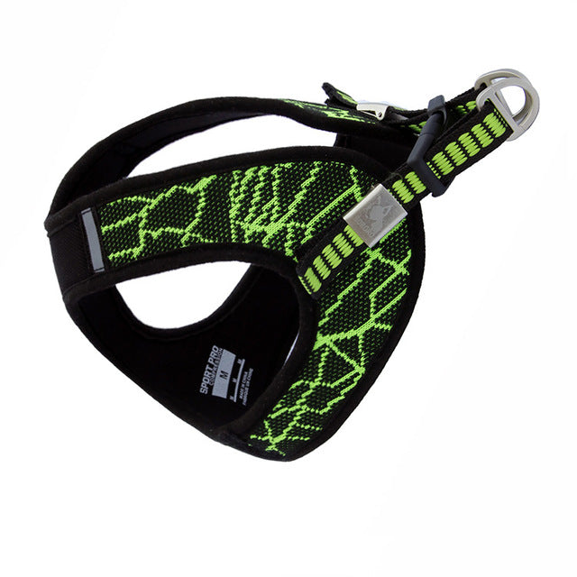 KFX-0840765 Comfortable Breathable Dog Chest Strap with Reflective Features - V8 Model, Available in Sizes XS-L