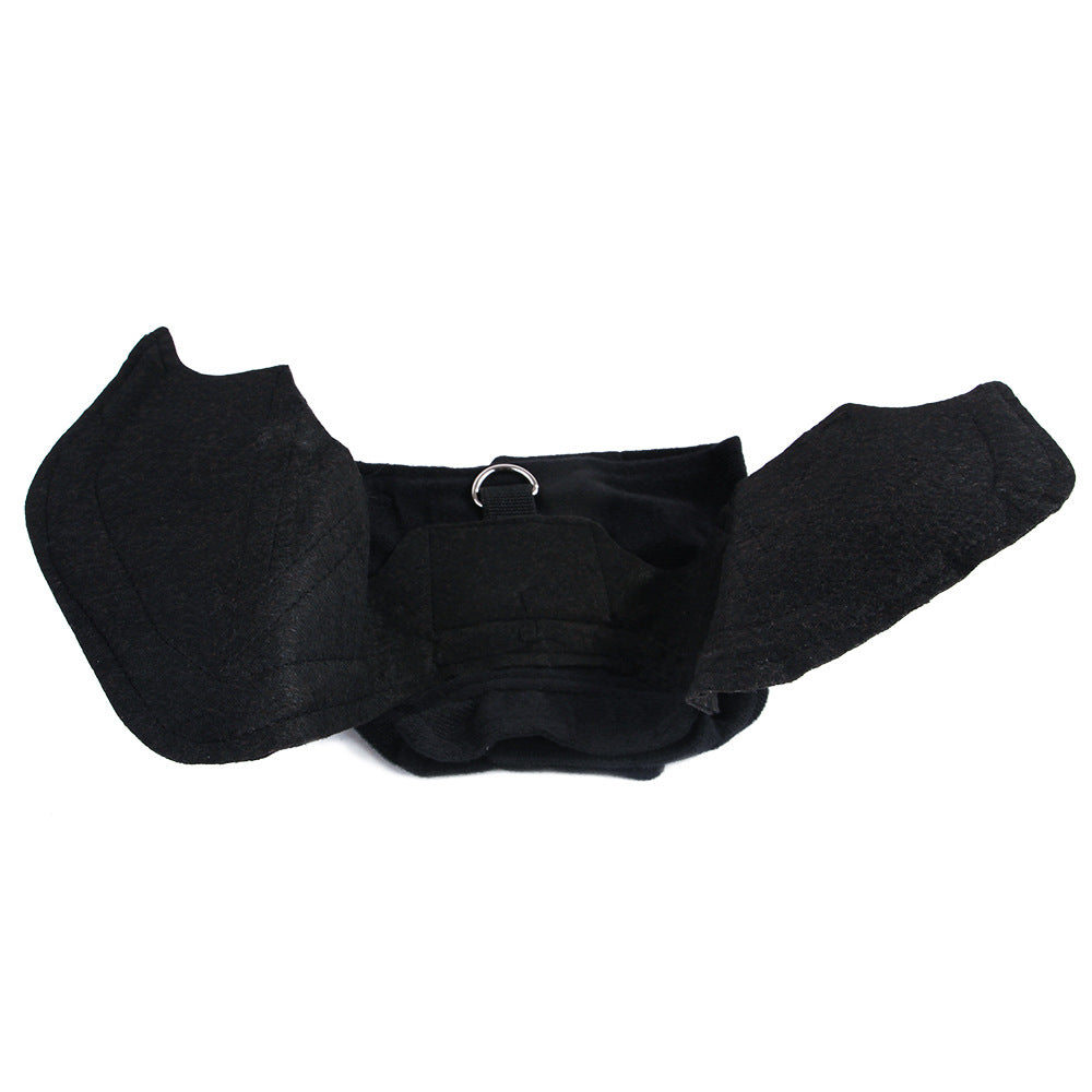 KFX-0845629 Halloween Bat Wings Costume for Dogs and Cats, Comfortable Wear-Resistant Design, Adjustable 3D Wings, Available in Sizes S, M, L