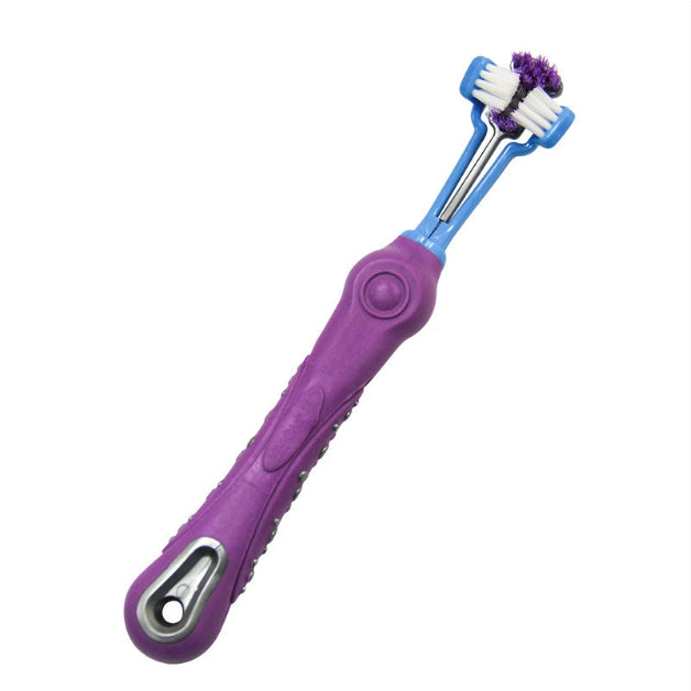 KFX-0848061 Pet Dental Supplies Double-Headed Toothbrush for Effective Teeth Cleaning