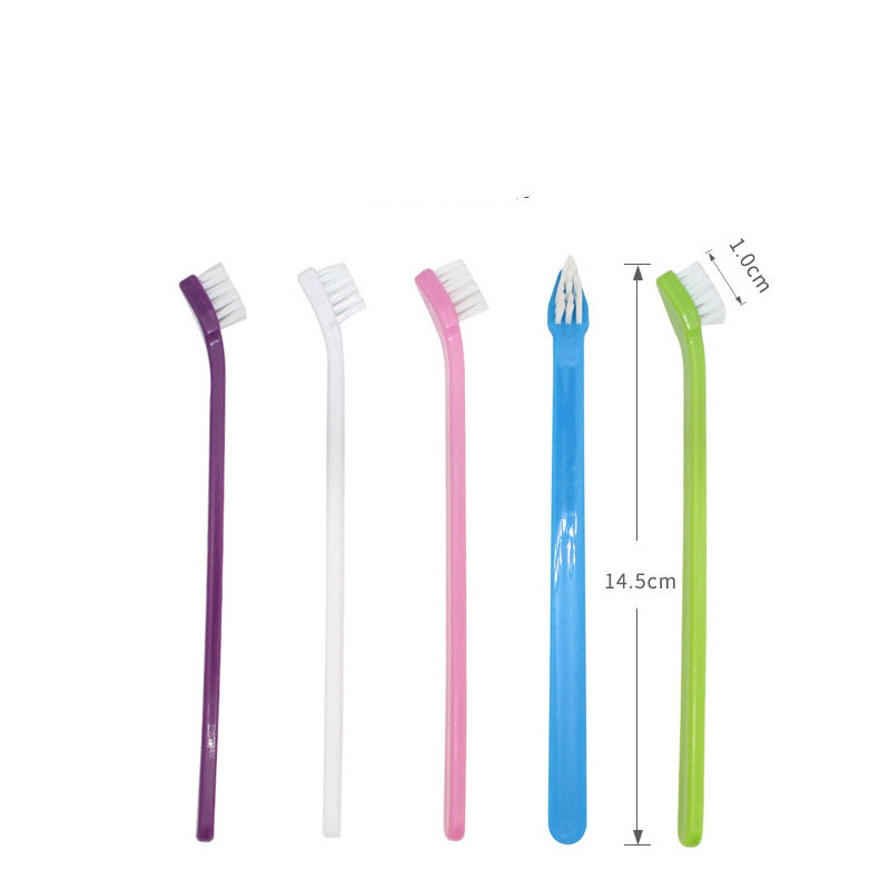 KFX-0848061 Pet Dental Supplies Double-Headed Toothbrush for Effective Teeth Cleaning