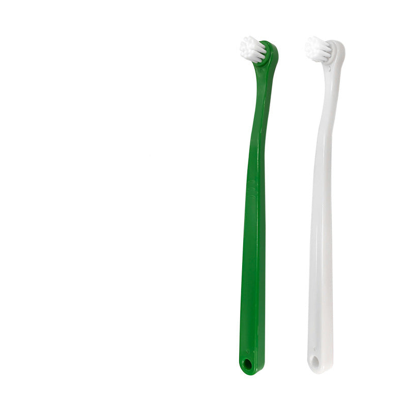 KFX-0848061 Pet Dental Supplies Double-Headed Toothbrush for Effective Teeth Cleaning
