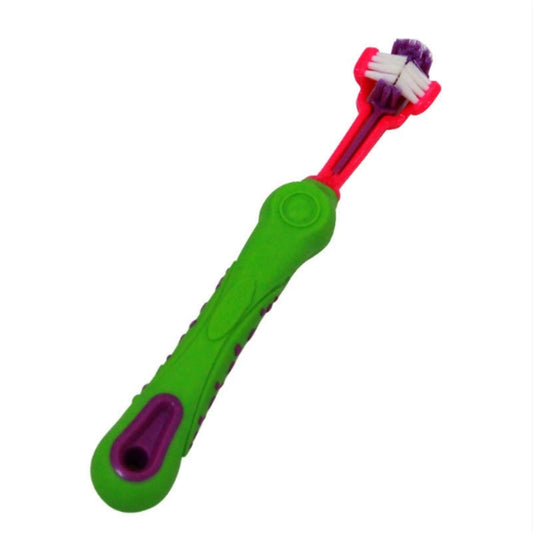 KFX-0848061 Pet Dental Supplies Double-Headed Toothbrush for Effective Teeth Cleaning