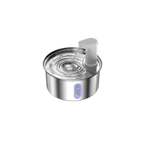 KFX-0853053 Large Capacity Stainless Steel Pet Water Dispenser with Induction and Continuous Modes