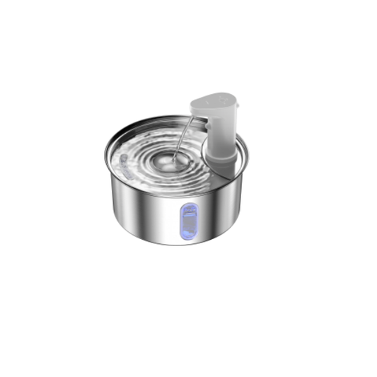 KFX-0853053 Large Capacity Stainless Steel Pet Water Dispenser with Induction and Continuous Modes