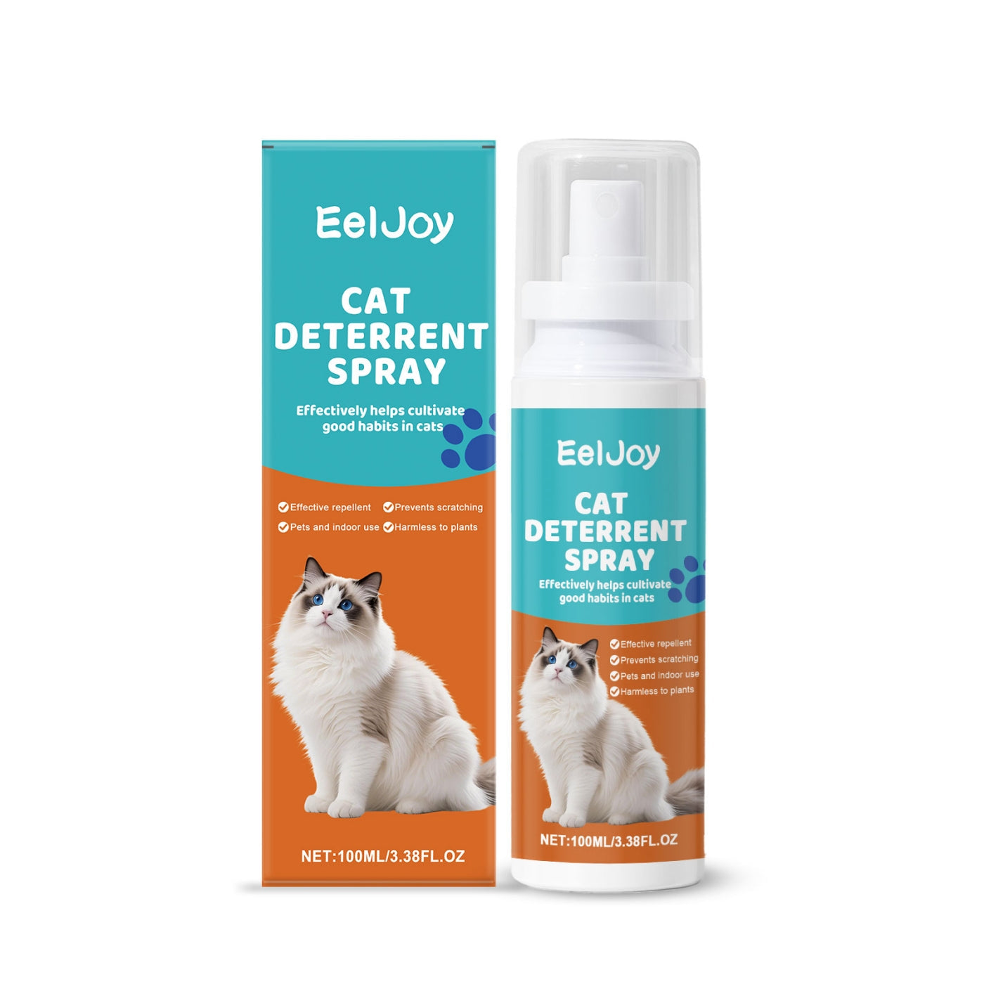 KFX-0854845 Pet Safe Cat Deterrent Spray with Apple Extract and Natural Ingredients