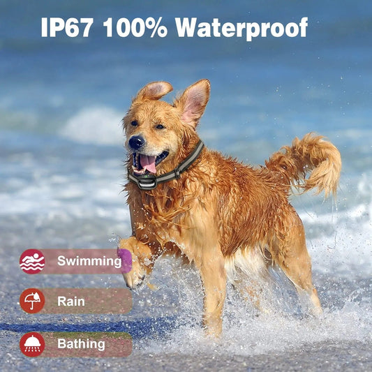 KFX-0854973 Wireless GPS Dog Training Collar with Rechargeable Waterproof Feature