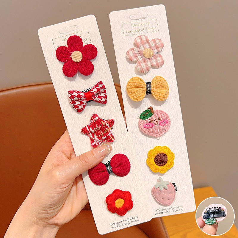 KFX-0858813 Mini Dog Hairpins Set in Various Colors – Available in 5, 10, 15, or 20 Pieces