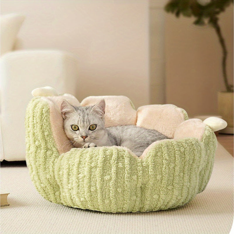 KFX-0860221 Soft and Comfortable All-Season Cactus Cat Litter Kennel for Cats and Dogs - Large and Small Sizes Available