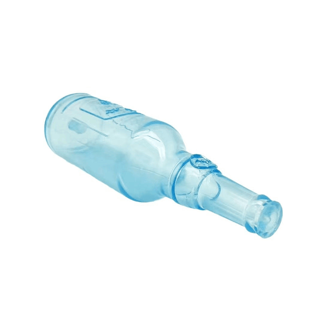 KFX-0865981 Indestructible Water Bottle Dog Toy with Squeaker for Interactive Chewing and Teething Relief