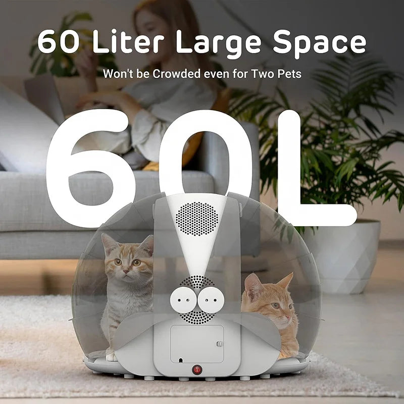KFX-086995 Pet Drying Cabin for Dogs and Cats - Foldable 360-Degree Hair Blowing Dryer Machine