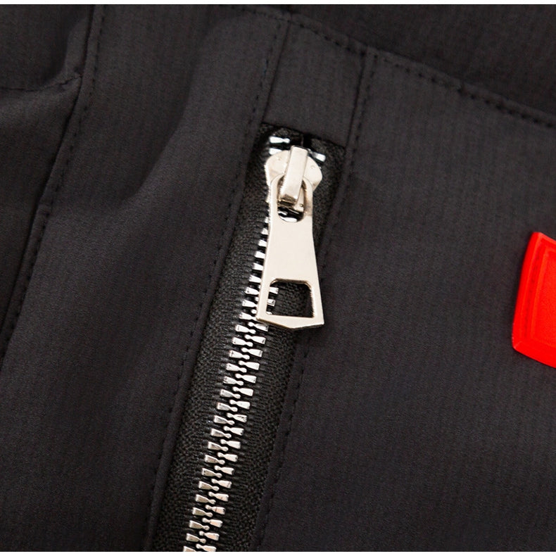KFX-0873021 Warm Cotton-Padded Vest for Large Dogs with Pocket and Zipper Closure