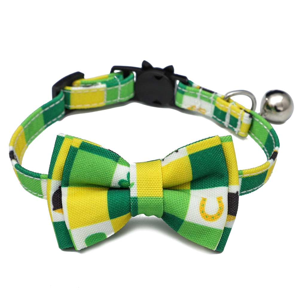 KFX-0876221 Plaid Bow Cat Collar for All Seasons – Stylish and Comfortable Options