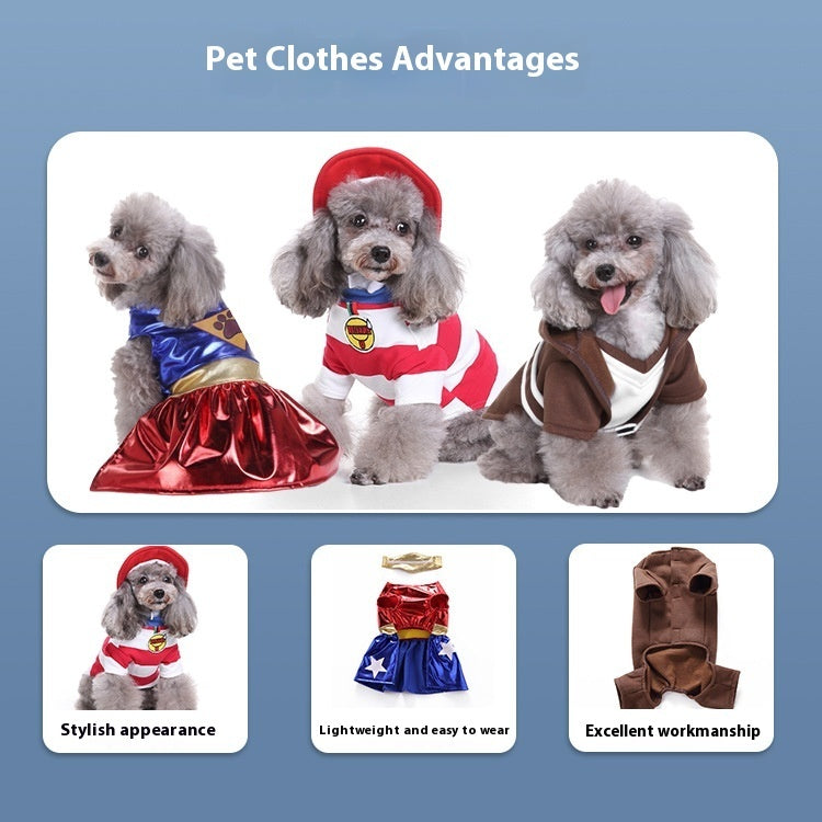 KFX-0880573 Festive Holiday Pet Costumes for Cats and Dogs - Various Styles Available