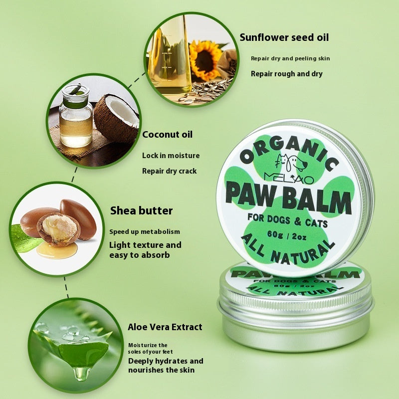 KFX-0881853 Pet Claw Protection Cream for Dogs and Cats - 60g Moisturizing Formula