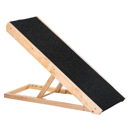 KFX-0885437 Height-Adjustable Foldable Pet Ramp for Easy Access for Dogs, Cats, and Rabbits
