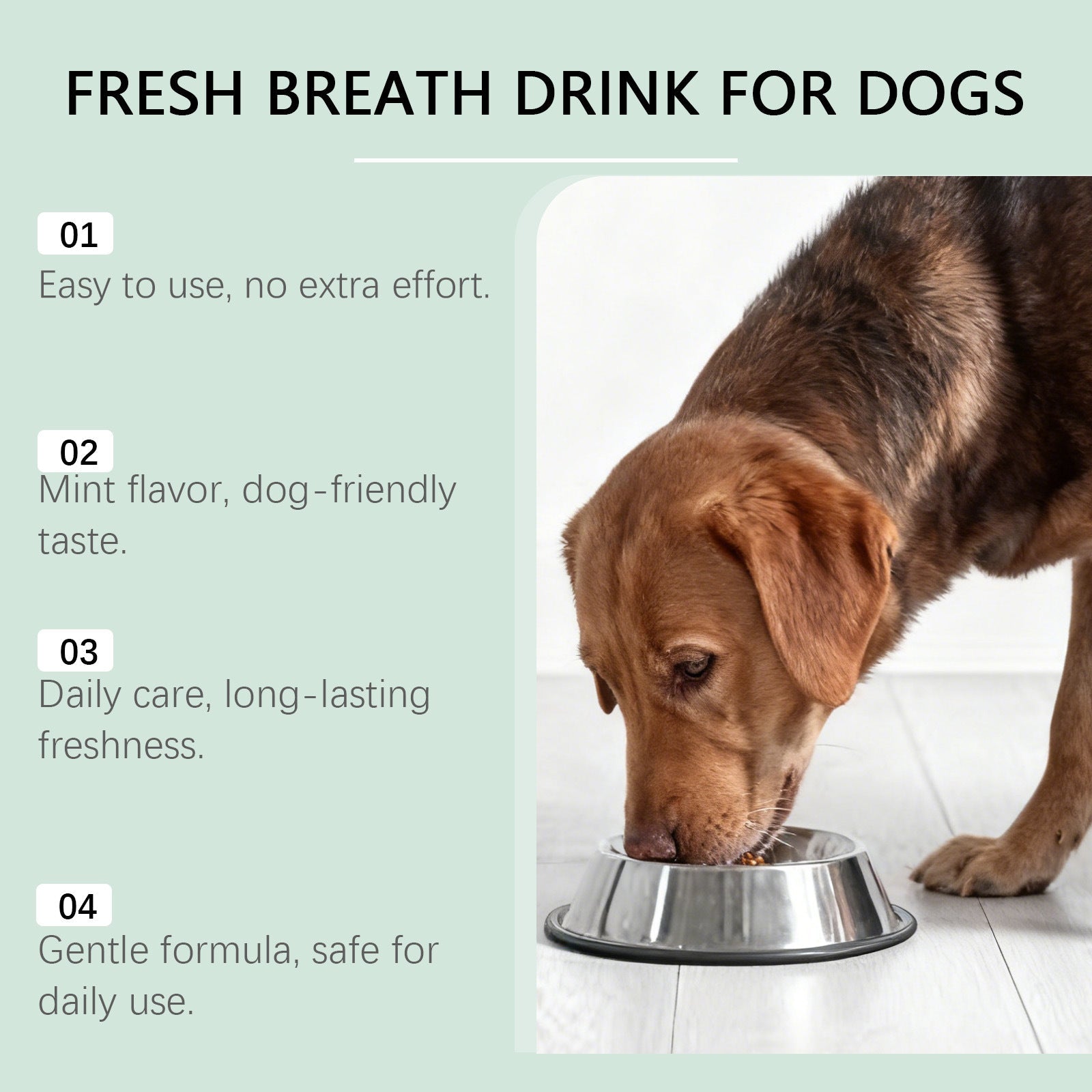 KFX-0887613 Dog Breath-Freshening Drinking Water with Glycerin and Citric Acid