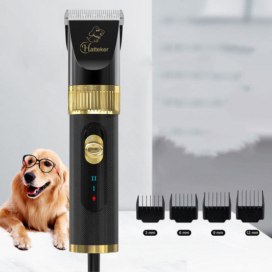 KFX-0891325 Titanium Ceramic Blade Pet Shaver with Adjustable Cutter Head and Noise Reduction