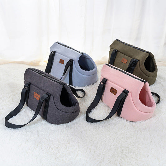 KFX-0891965 Stylish Oxford Cloth Pet Shoulder Bag for Dogs - Multiple Sizes and Colors Available