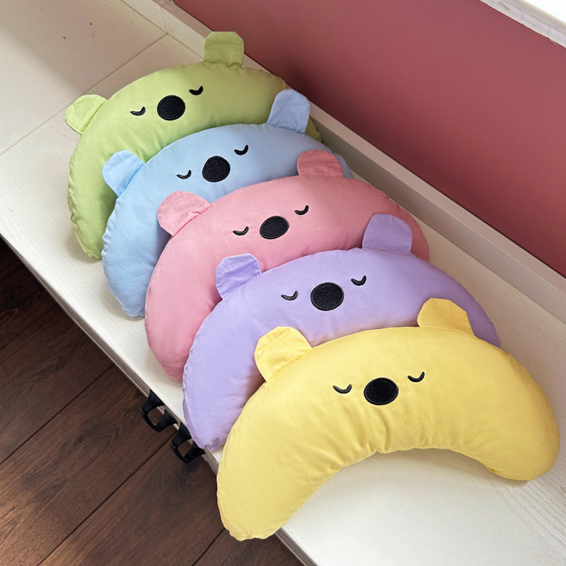 KFX-0896317 Cervical Support Pillow for Pets - Soft Cloth in Dream Purple, Matcha Green, Cute Pink, and More