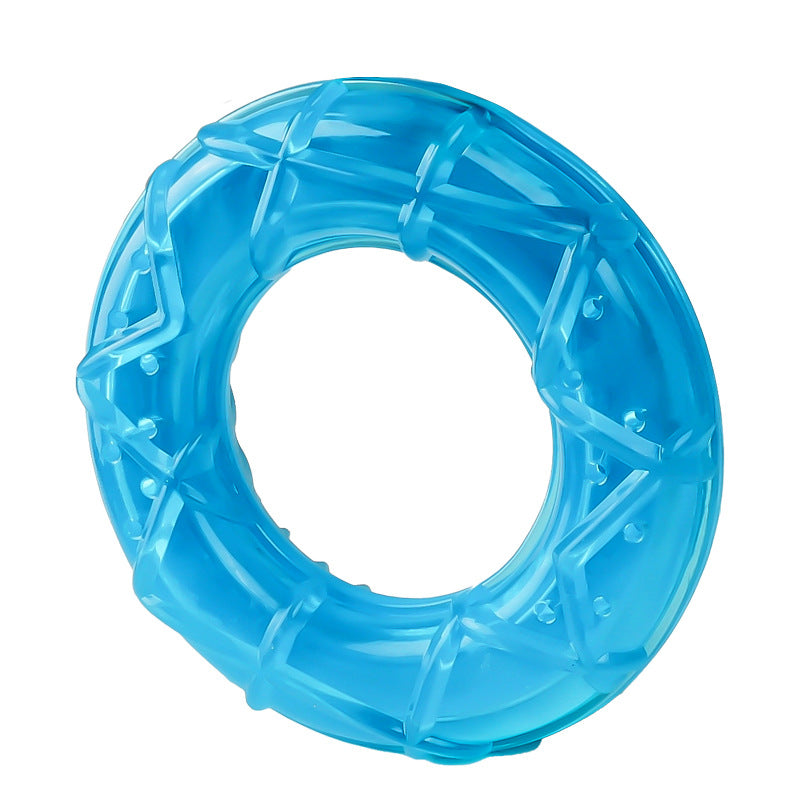 KFX-0902077 Cooling Water Injection Ice Candy Molar Toy for Dogs - Available in Rock Candy, Pacifier, and Ring Designs