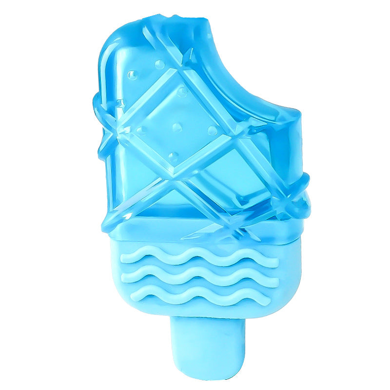 KFX-0902077 Cooling Water Injection Ice Candy Molar Toy for Dogs - Available in Rock Candy, Pacifier, and Ring Designs