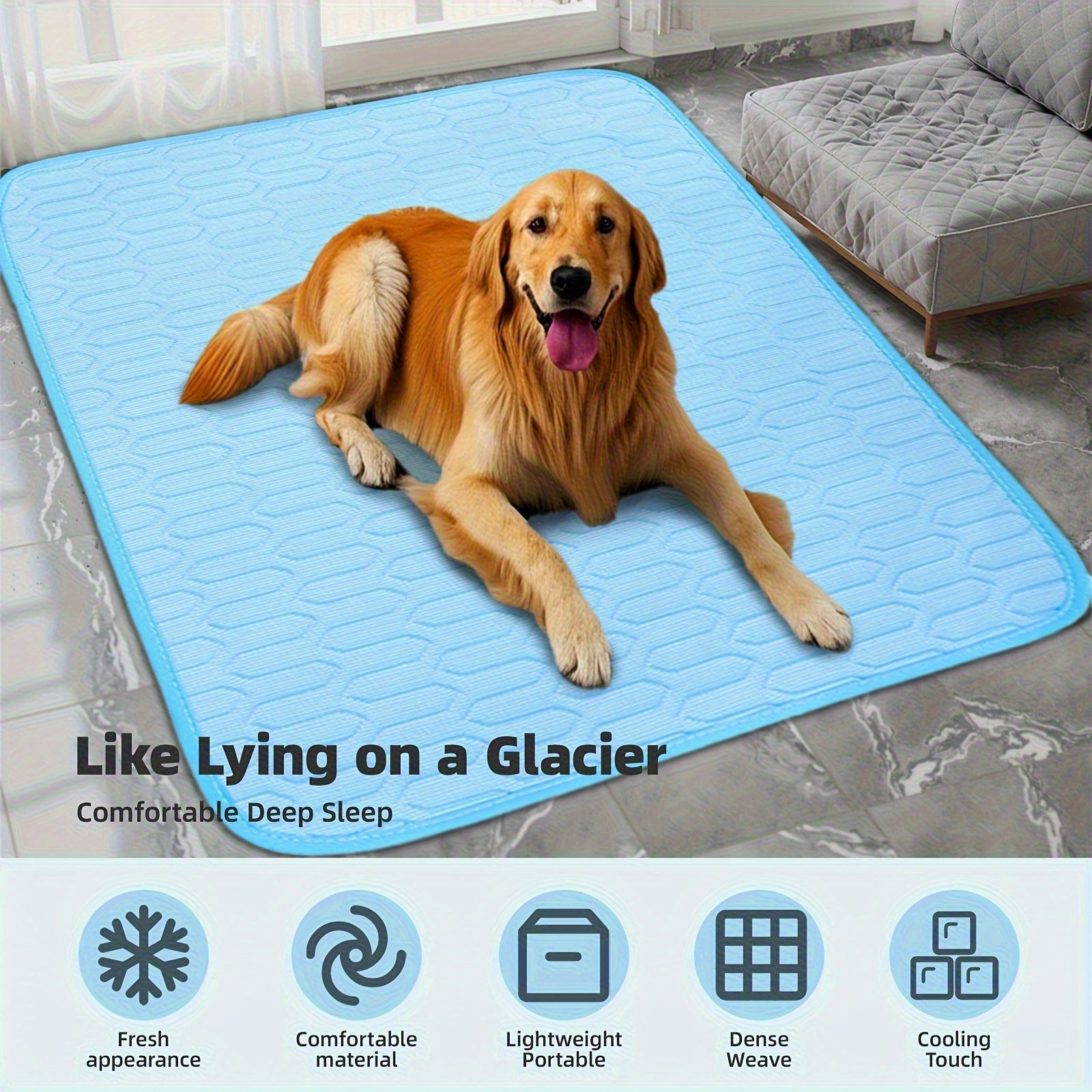 KFX-0903101 Cooling Ice Silk Dog/Cat Pad - Multiple Sizes Available