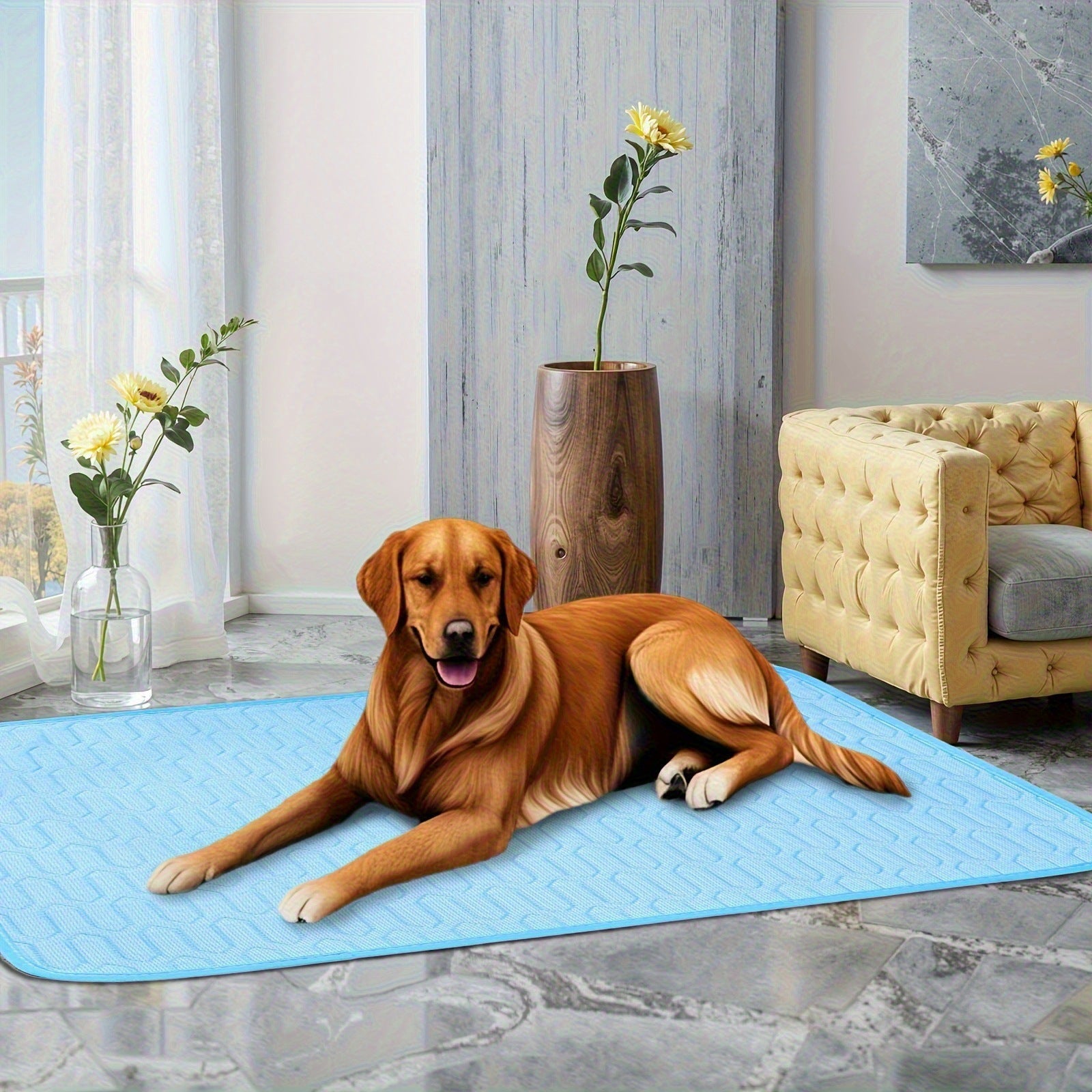 KFX-0903101 Cooling Ice Silk Dog/Cat Pad - Multiple Sizes Available