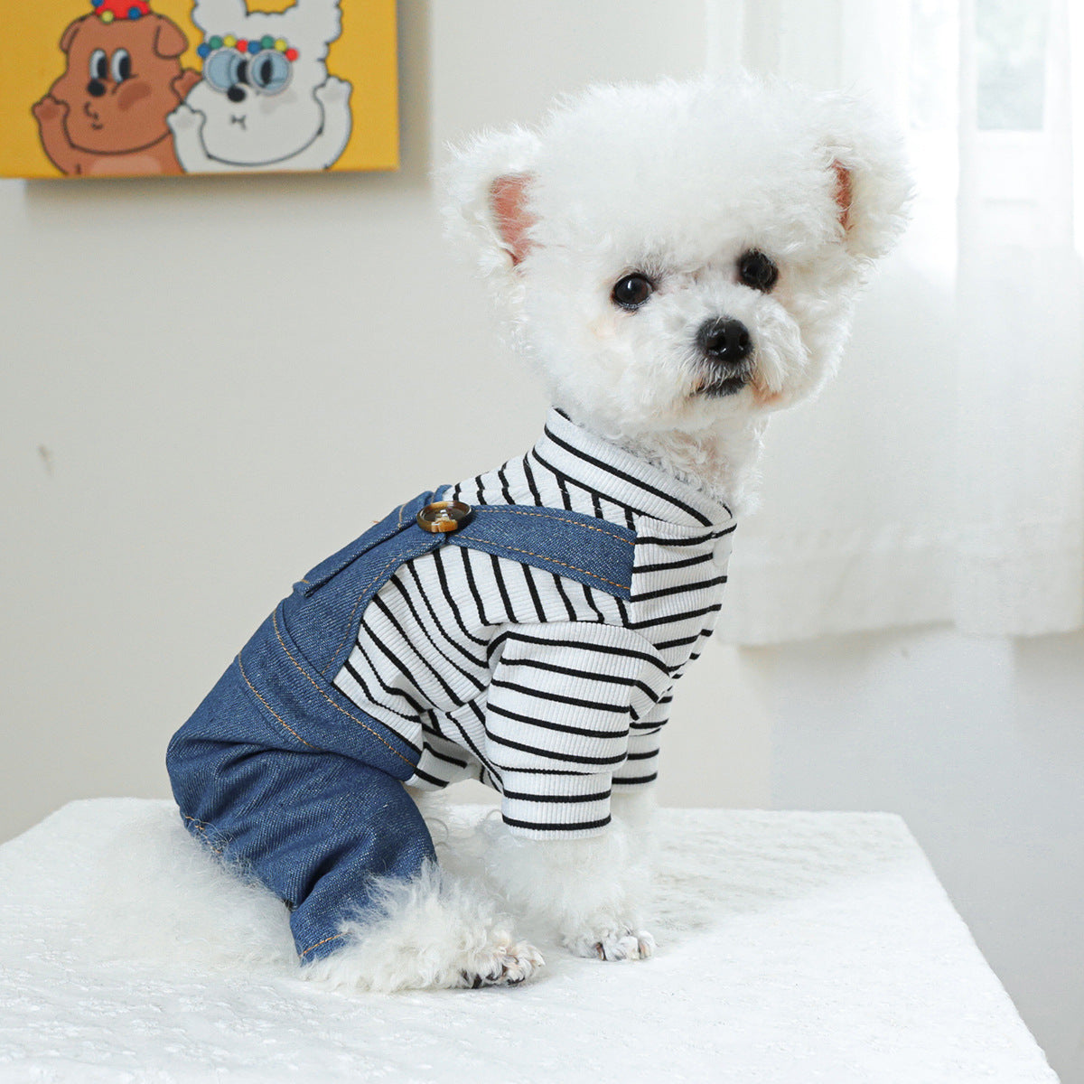 KFX-0905661 Cute Bear Bubble Overalls for Dogs - Various Sizes Available