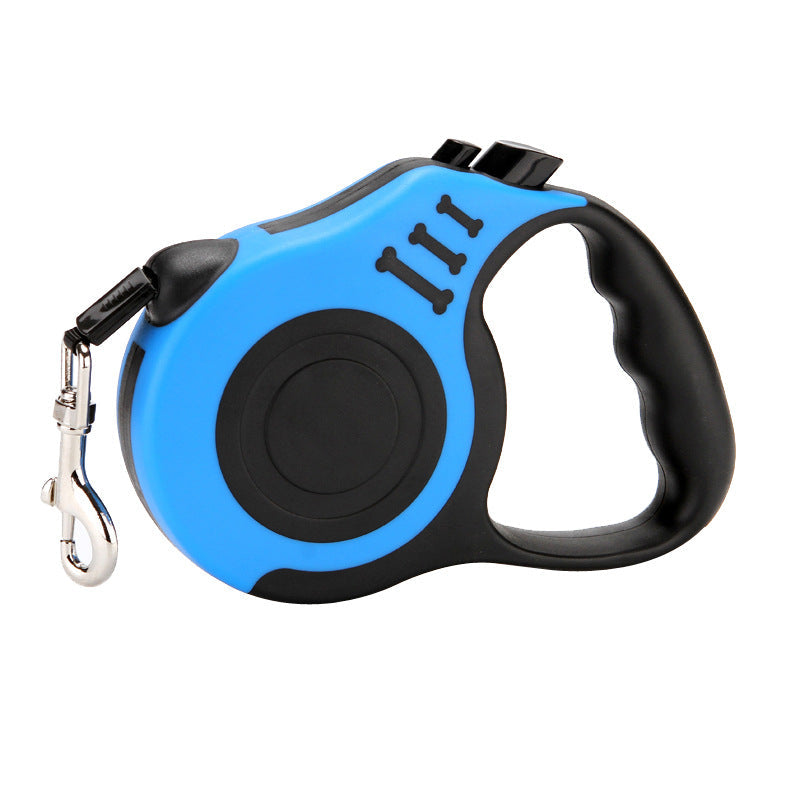 KFX-0906813 Automatic Telescopic Pet Leash with One-Handed Braking System, Eco-Friendly Materials, 3m & 5m Options