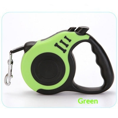 KFX-0906813 Automatic Telescopic Pet Leash with One-Handed Braking System, Eco-Friendly Materials, 3m & 5m Options