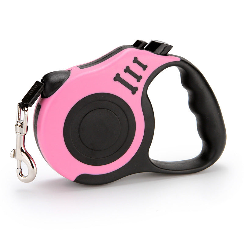 KFX-0906813 Automatic Telescopic Pet Leash with One-Handed Braking System, Eco-Friendly Materials, 3m & 5m Options