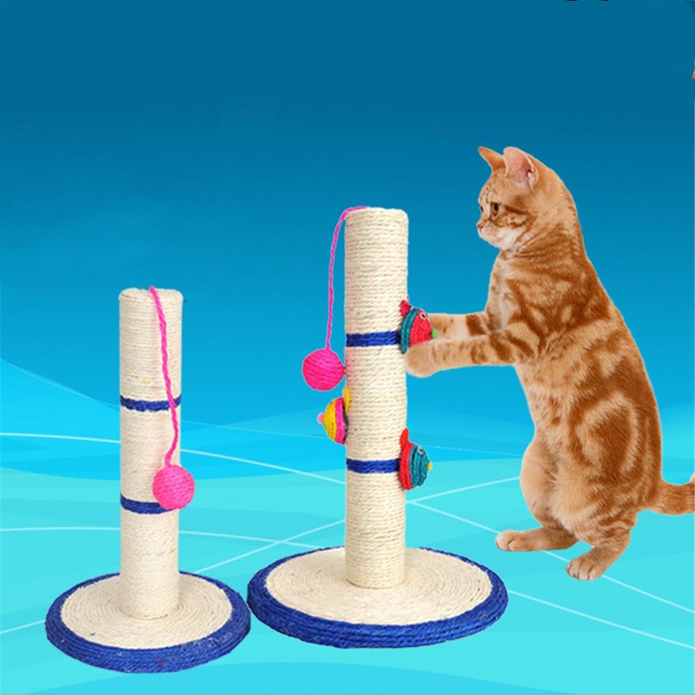 KFX-0907197 Sisal Cat Scratching Column with Round Base - Available in Trumpet and Large Sizes