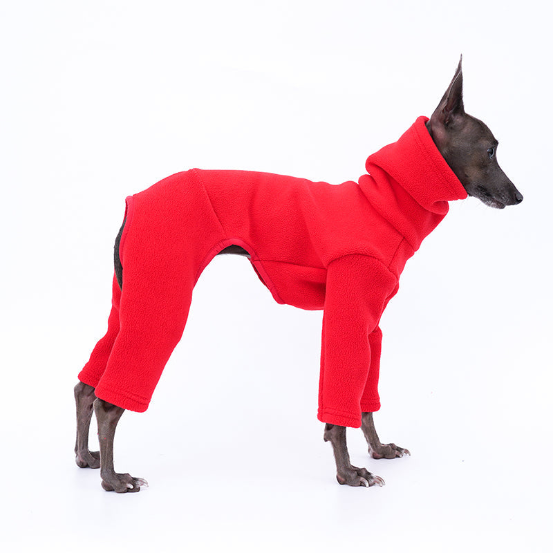 KFX-0909373 Cozy Red Lamb Wool Dog Fashion Clothes for All Sizes