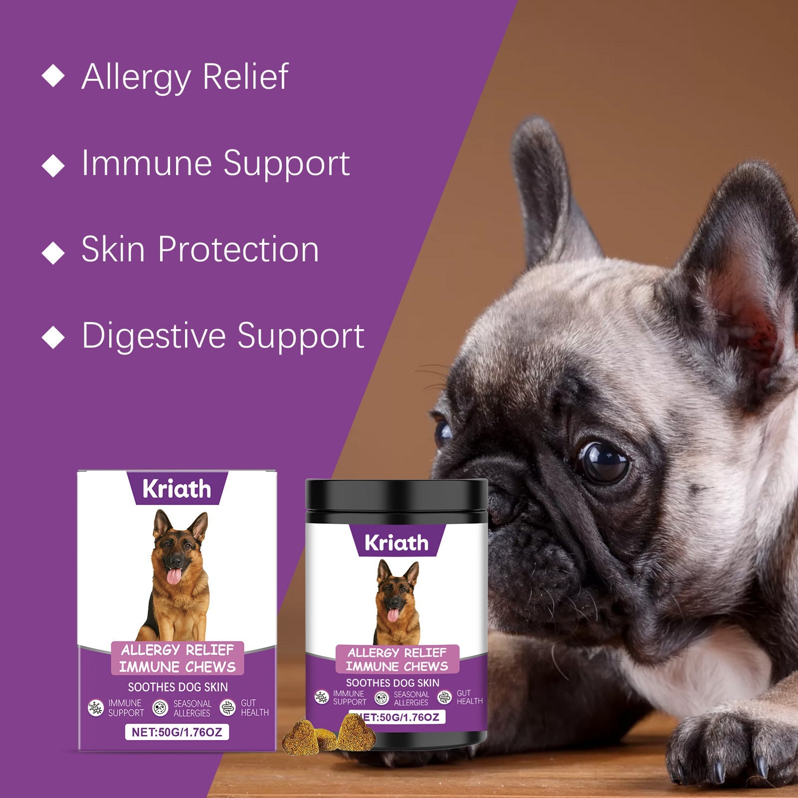 KFX-0912829 Allergy Relief Chewable Tablets for Immune Support