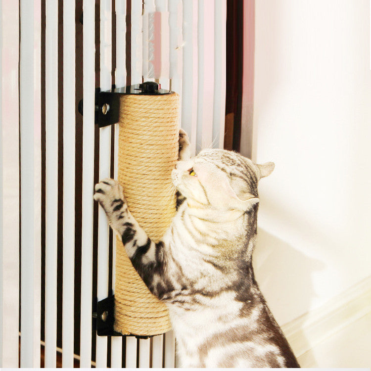 KFX-0912957 Wear-Resistant Sisal Cat Scratching Post for Cat Cages - 7x40cm & 9x35cm Options Available