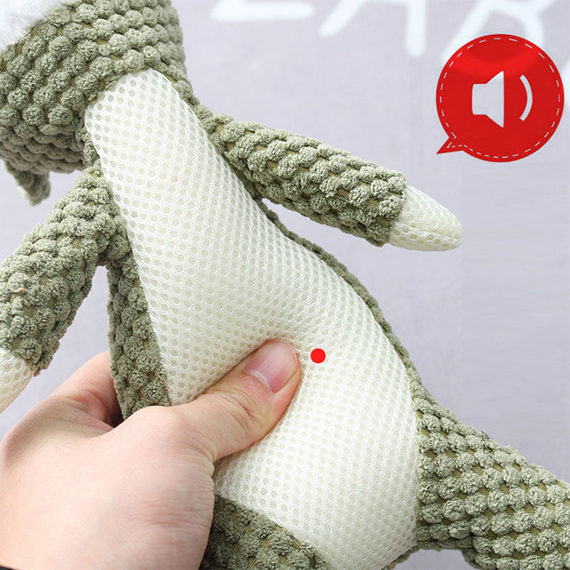KFX-0915389 Plush Cartoon Puppy Dog Toy for Small Dogs - Chew, Squeak, and Cuddle Companion