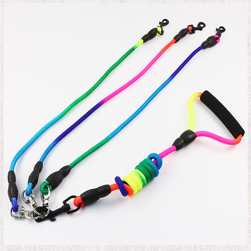 KFX-0916541 Triple Dog Leash for All Sizes - Suitable for XS to L (Up to 60 kg)