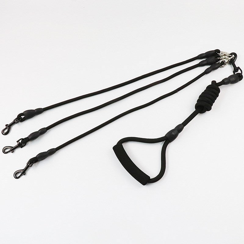 KFX-0916541 Triple Dog Leash for All Sizes - Suitable for XS to L (Up to 60 kg)