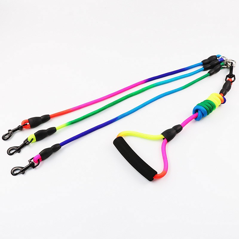KFX-0916541 Triple Dog Leash for All Sizes - Suitable for XS to L (Up to 60 kg)