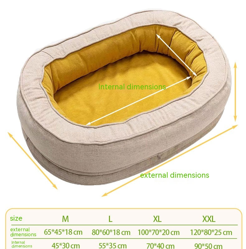 KFX-0916797 Removable and Washable Medium to Extra Large Dog Kennel for All Seasons
