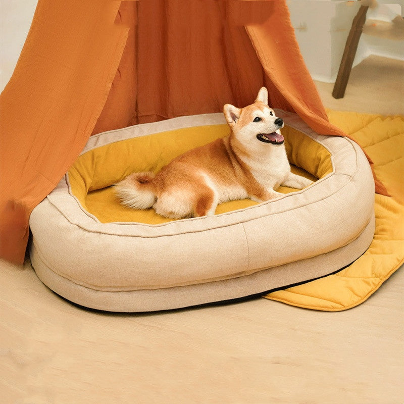 KFX-0916797 Removable and Washable Medium to Extra Large Dog Kennel for All Seasons