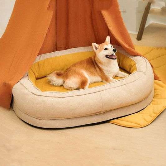 KFX-0916797 Removable and Washable Medium to Extra Large Dog Kennel for All Seasons