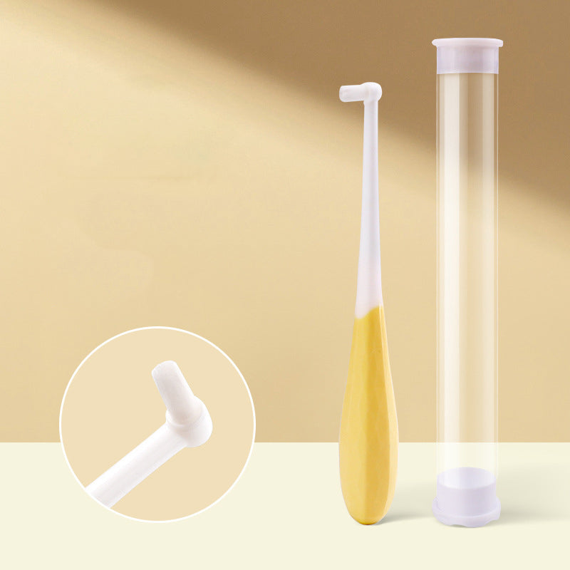 KFX-0918205 Cat and Small Dog Toothbrush with Soft Bristles and Anti-Slip Handle for Gentle Oral Care