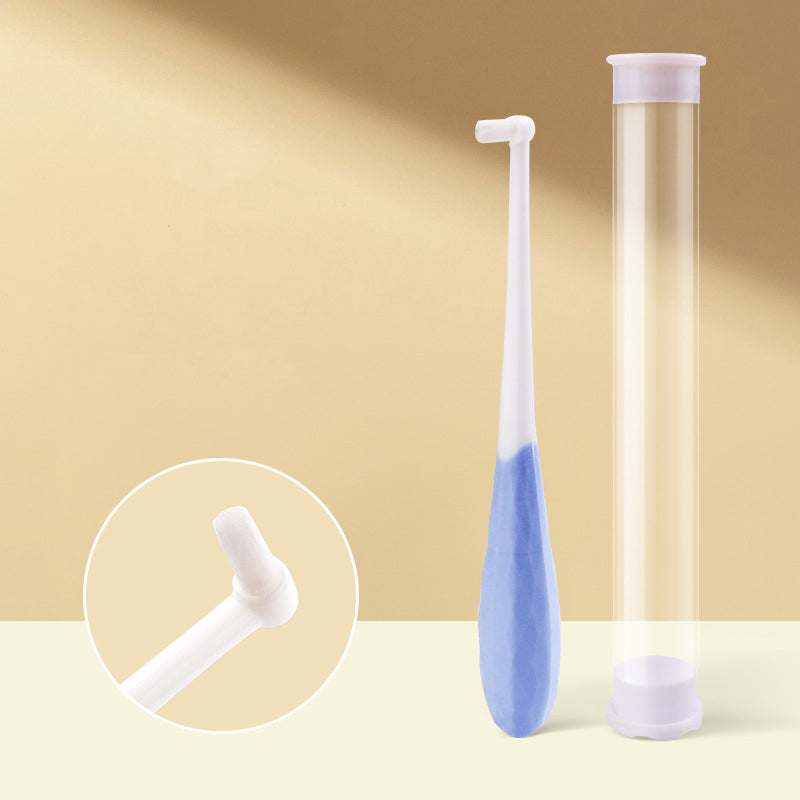 KFX-0918205 Cat and Small Dog Toothbrush with Soft Bristles and Anti-Slip Handle for Gentle Oral Care