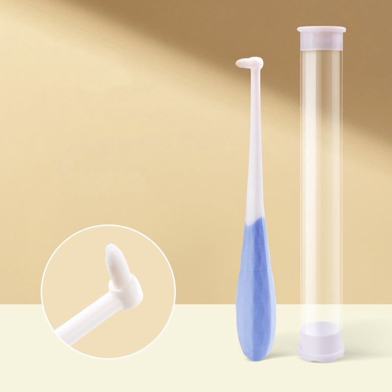 KFX-0918205 Cat and Small Dog Toothbrush with Soft Bristles and Anti-Slip Handle for Gentle Oral Care