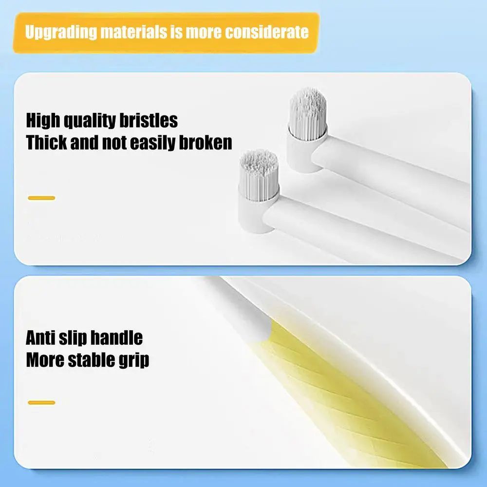 KFX-0918205 Cat and Small Dog Toothbrush with Soft Bristles and Anti-Slip Handle for Gentle Oral Care