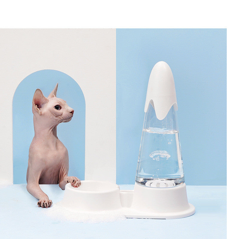 KFX-0918589 Automatic Self-Service Water Dispenser for Cats and Small Dogs - Large Capacity, Durable PET Material
