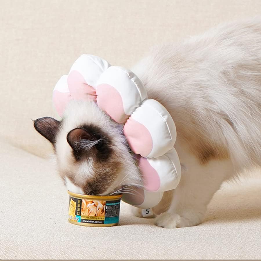 KFX-0919997 Soft Breathable Recovery Cone for Cats and Puppies - Easy-to-Clean E-Collar for Post-Surgery Care