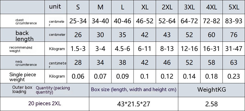 KFX-0920125 Basketball Shell Jacket for Pets in Various Sizes