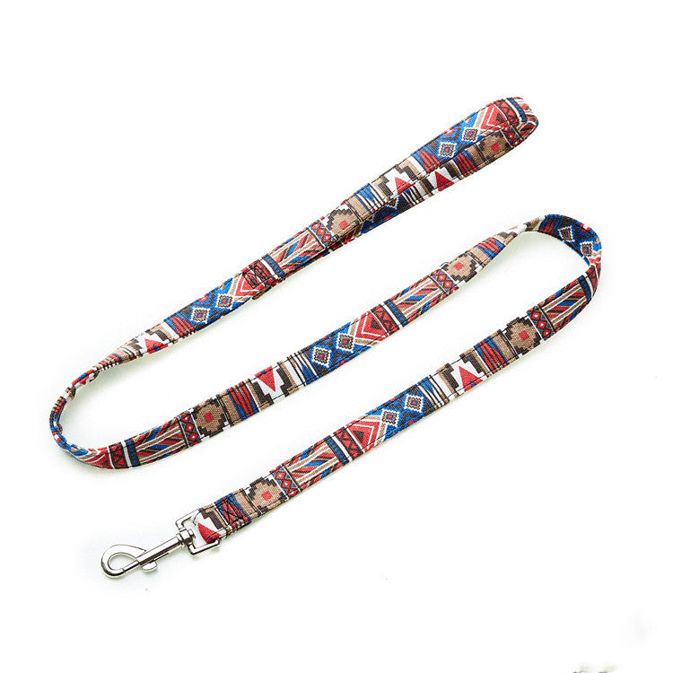 KFX-0922301 Ethnic Bohemian Traction Belt with Colorful Design